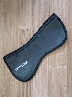 ThinLine Perfect Fit Horse Half Saddle Pad, Black, Large